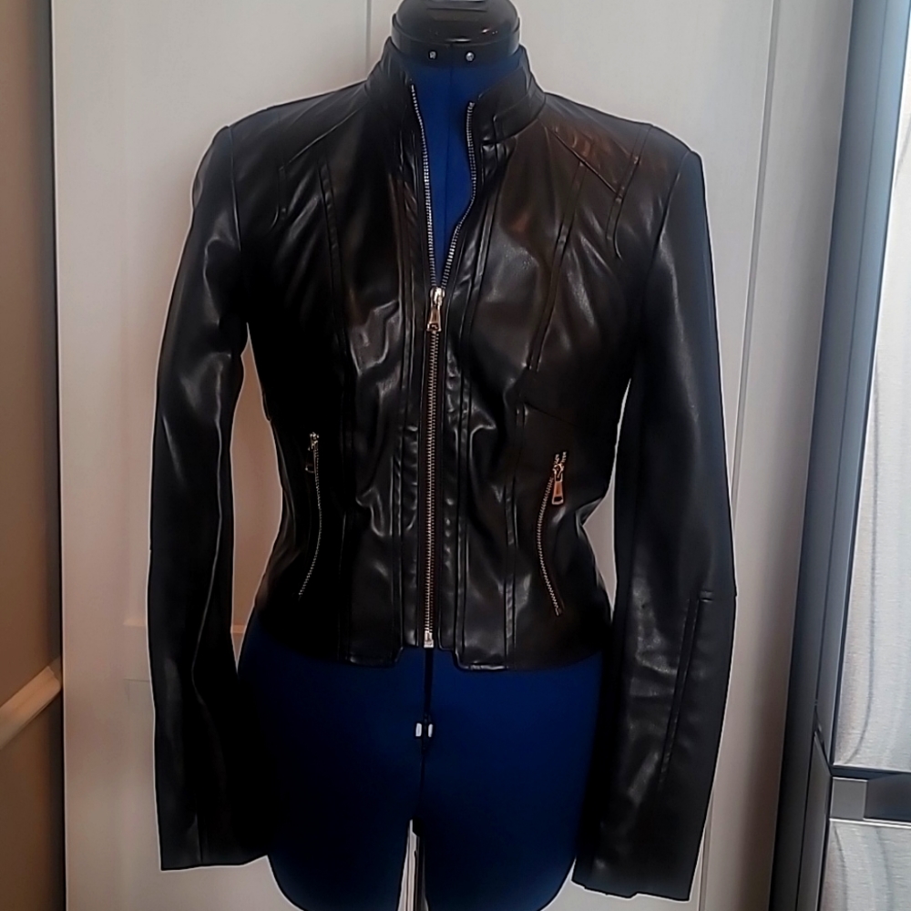 Bebe Super Sexy Moto Jacket XS